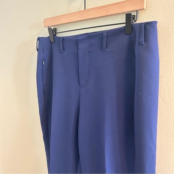 Maeve Slim Trousers Womens Size 12 Navy Blue Pants Anthropologie Office Work - Picture 4 of 14